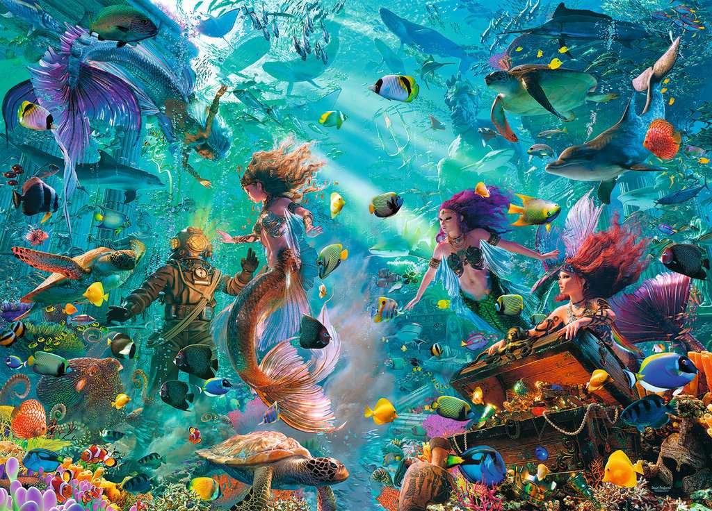 Ravensburger Kingdom Underwater 9000 Piece Puzzle image 1