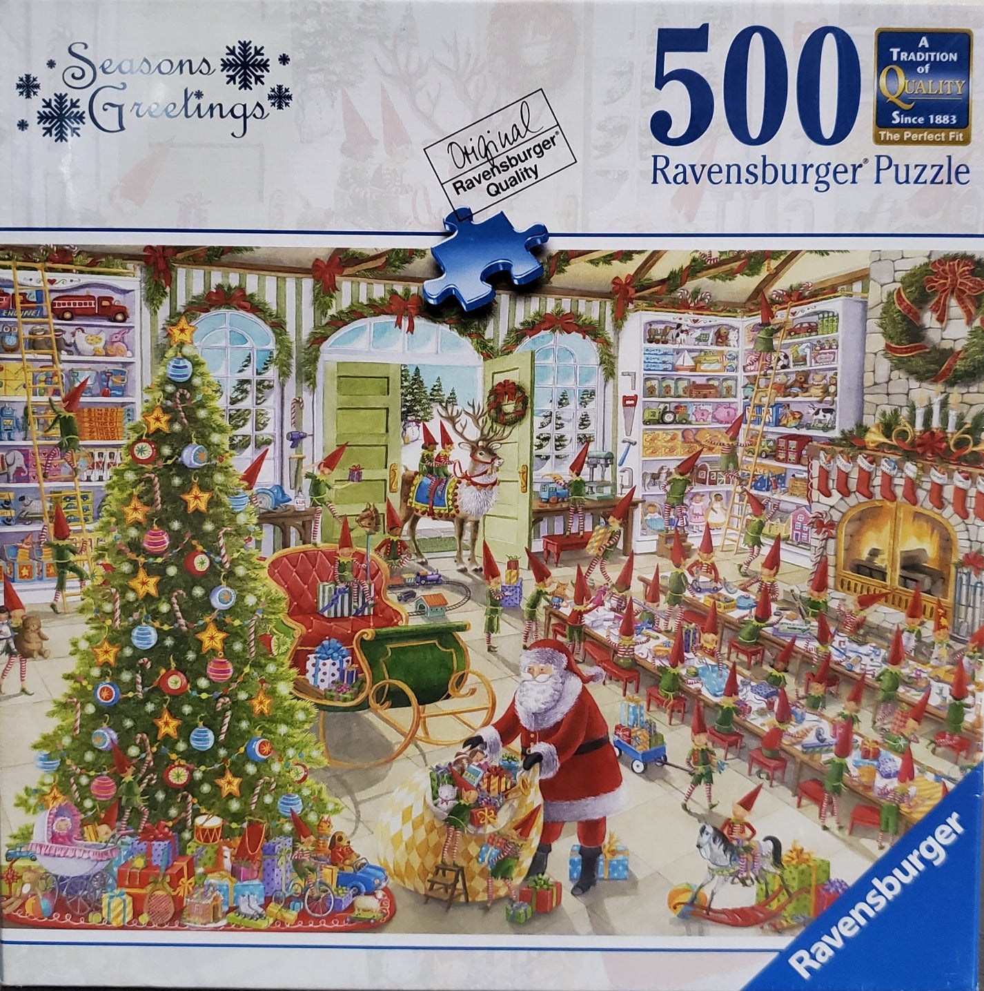 Ravensburger Santa's Ready 500 Piece Puzzle image 0