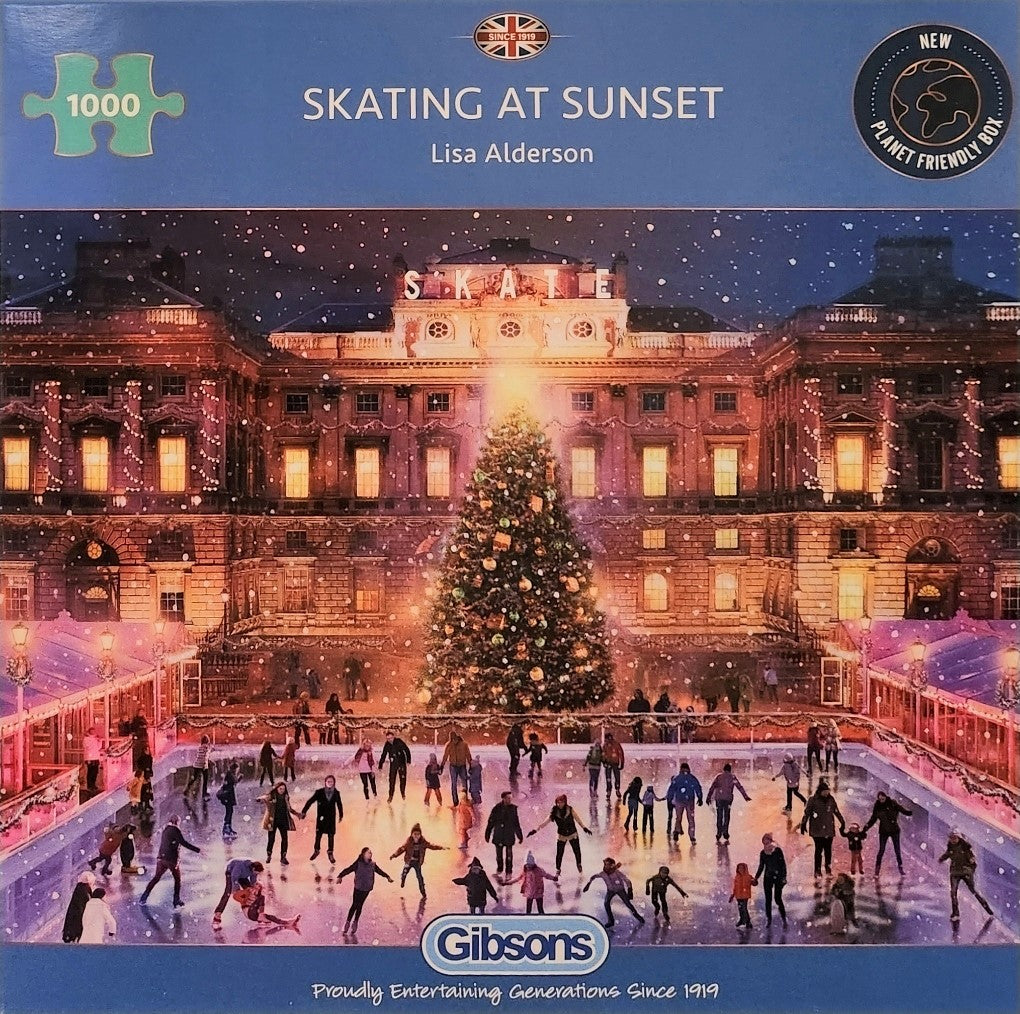 Gibsons Skating at Sunset 1000 Piece Puzzle image 0
