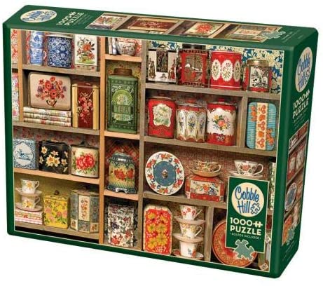 Cobble Hill Vintage Tins 1000 Piece Puzzle image 0