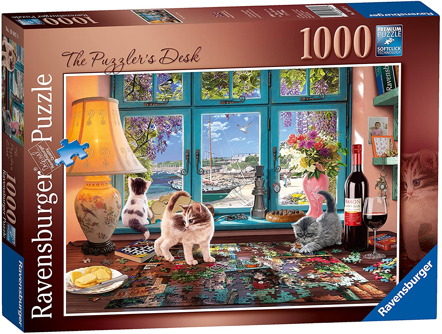 Ravensburger The Puzzler's Desk 1000 Piece Puzzle image 0