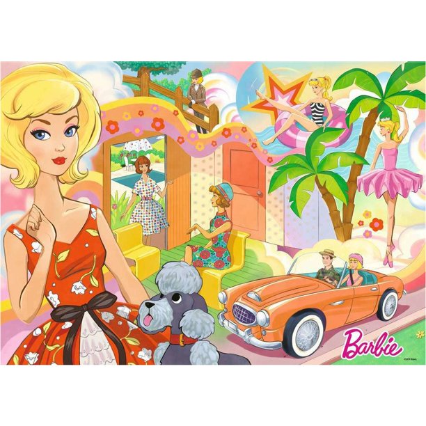 Ravensburger Vintage Barbie 1000 Piece Puzzle image 1