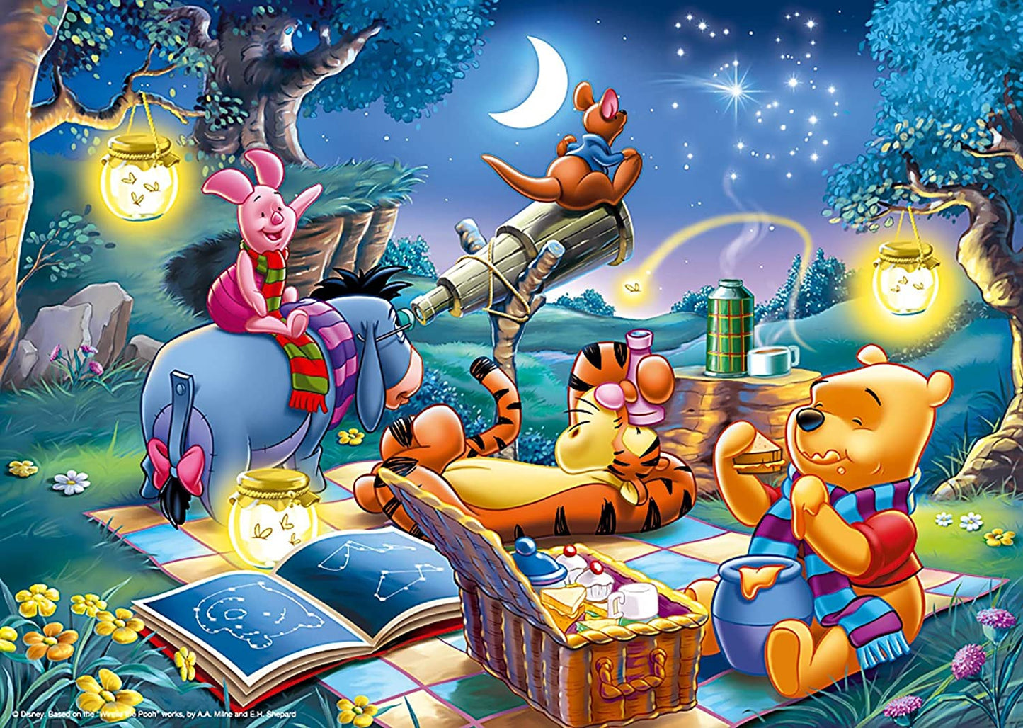 Ravensburger Disney Winnie the Pooh and Friends Stargazing 1000 Piece Puzzle image 1