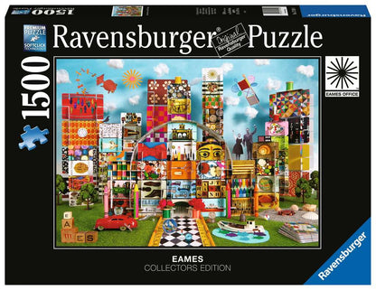 Ravensburger Eames House of Cards Fantasy 1500 Piece Puzzle image 0