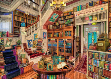 Ravensburger Aimee Stewart The Fantasy Bookshop 1000 Piece Puzzle image 1