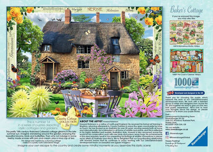 Ravensburger Country Cottage Collection 14 : Baker's Cottage 1000 Piece Puzzle image 2