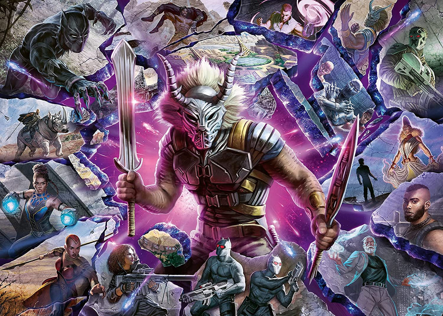 Ravensburger Marvel Villainous Killmonger 1000 Piece Puzzle image 1