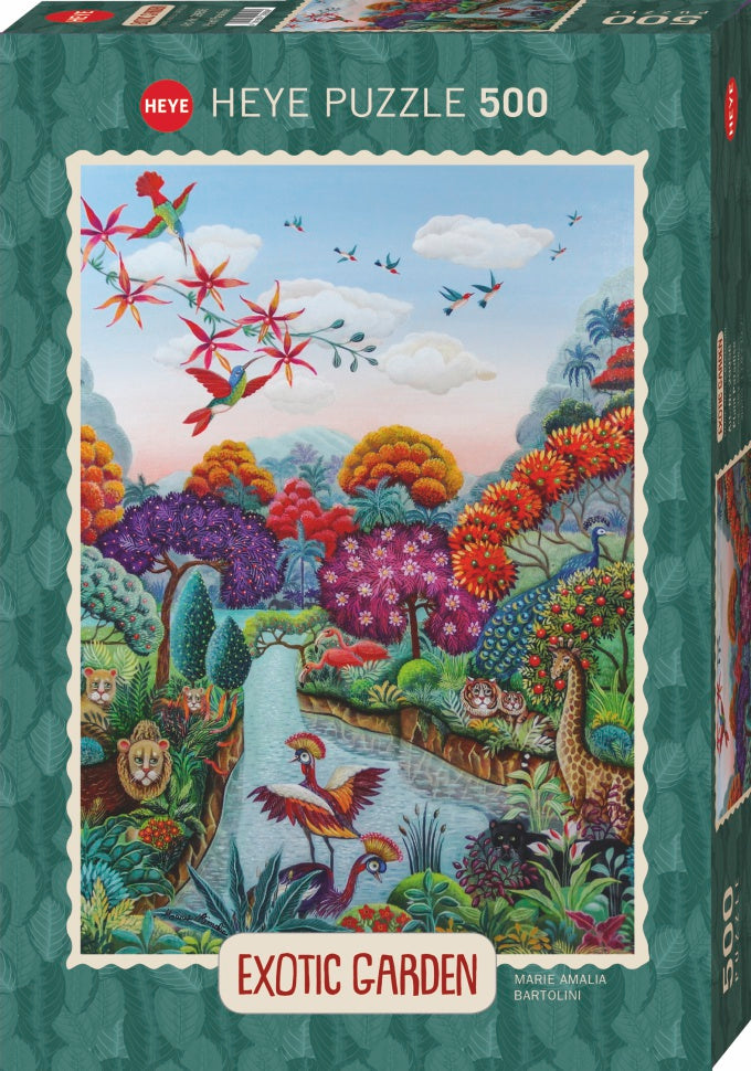 Heye Exotic Garden Plant Paradise 500 Piece Puzzle image 0