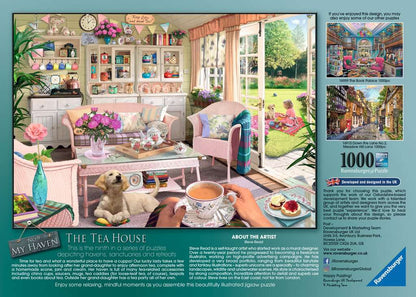 Ravensburger My Haven No. 9 The Tea House 1000 Piece Puzzle image 2
