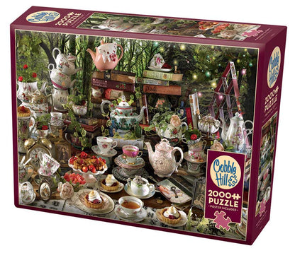 Cobble Hill Mad Hatter's Tea Party 2000 Piece Puzzle image 0