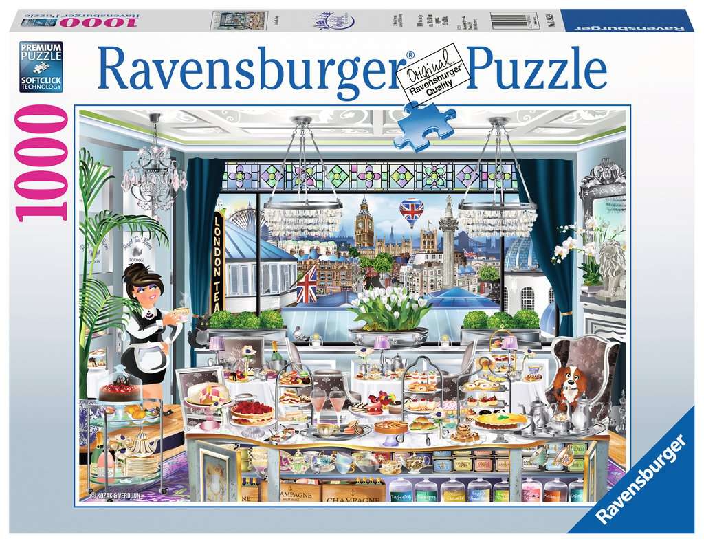 Ravensburger Wanderlust Collection London Tea Party 1000 Piece Puzzle image 0