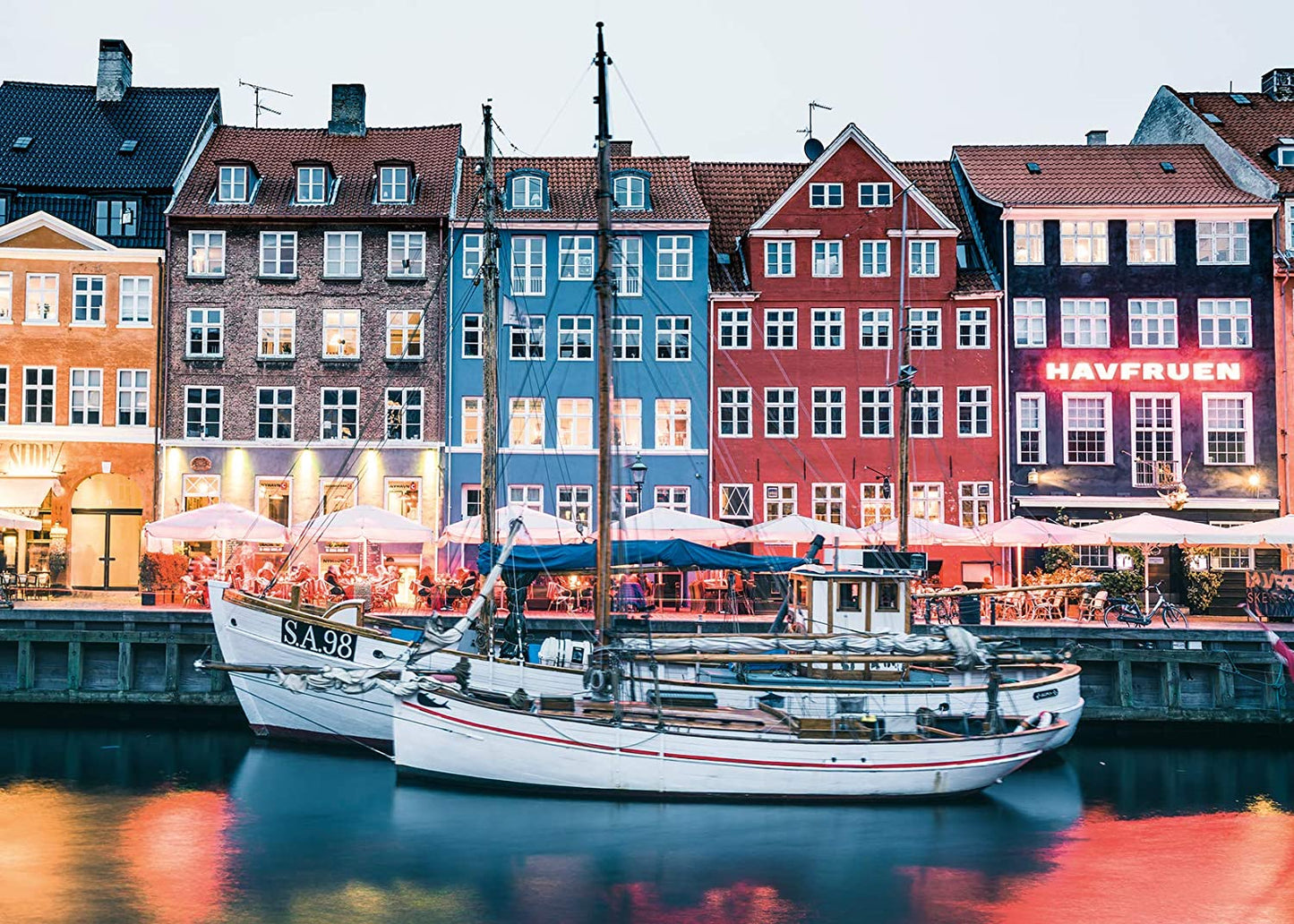 Ravensburger Scandinavian Places Copenhagen Denmark 1000 Piece Puzzle image 1