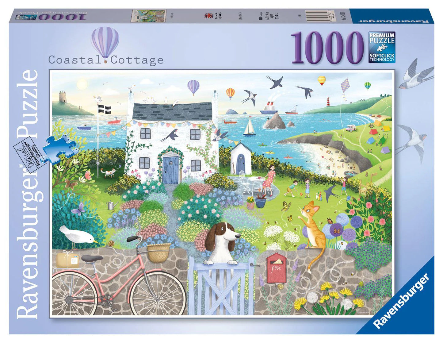 Ravensburger Coastal Cottage 1000 Piece Puzzle image 1