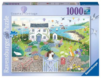 Ravensburger Coastal Cottage 1000 Piece Puzzle image 1