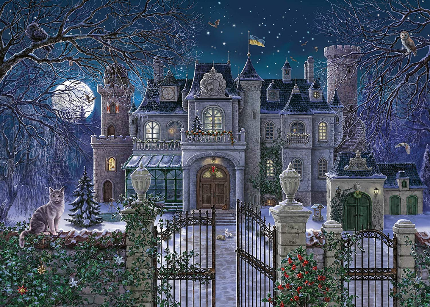 Ravensburger Christmas Villa 1000 Piece Puzzle image 1