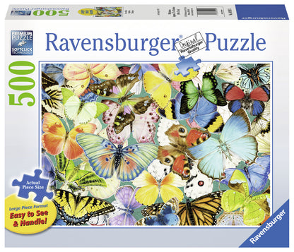 Ravensburger Butterflies 500 Piece Large Format Puzzle image 0