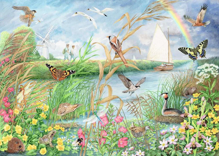Ravensburger Norfolk Broads 1000 Piece Puzzle image 1