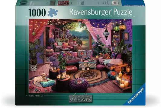 Ravensburger My Haven No. 12 Boho Retreat 1000 Piece Puzzle image 0
