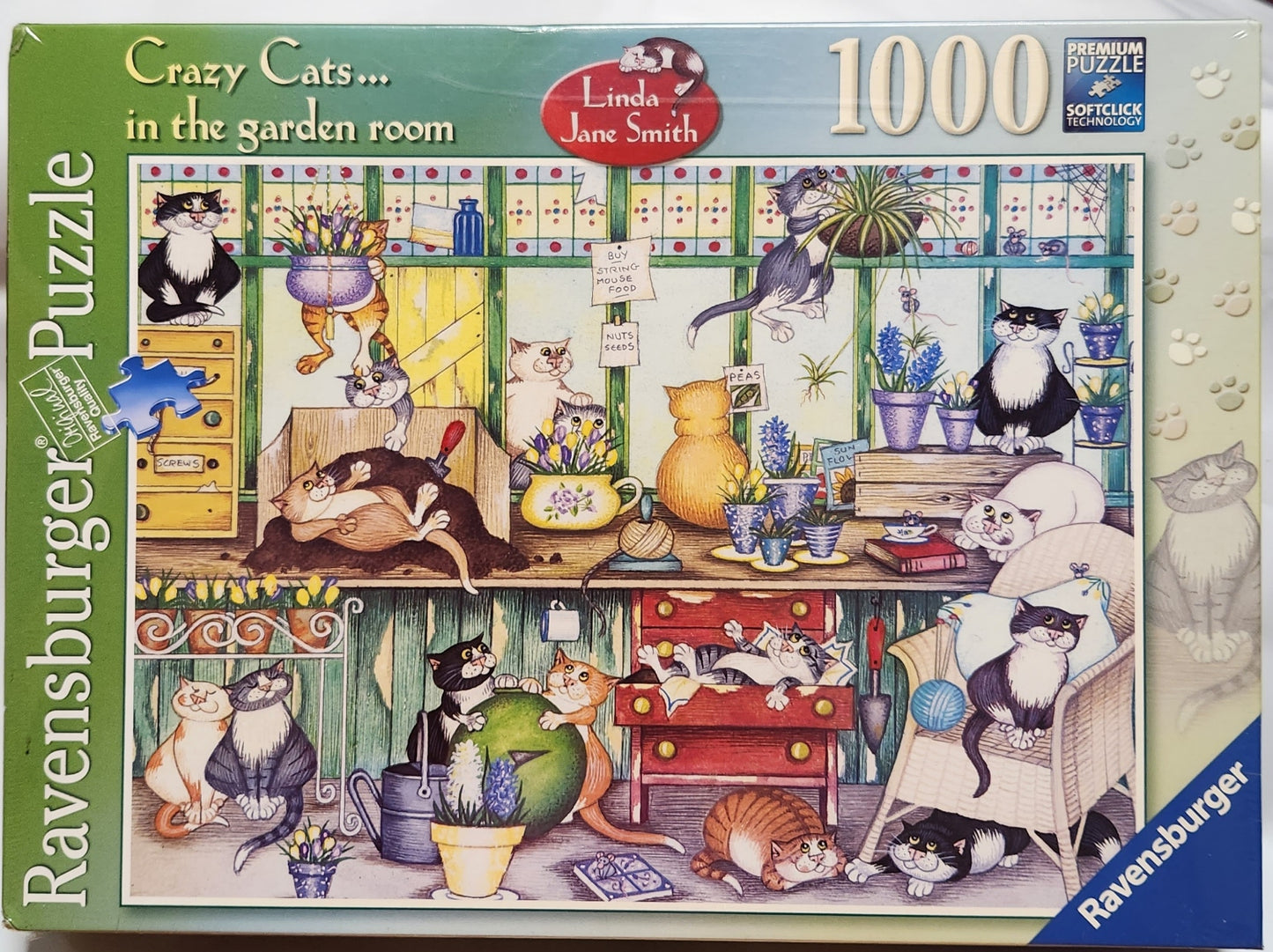 Ravensburger Linda Jane Smith Crazy Cats... In The Garden Room 1000 Piece Puzzle image 2