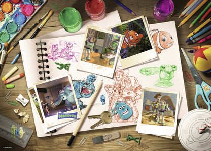 Ravensburger Disney Pixar Sketches 1000 Piece Puzzle image 1