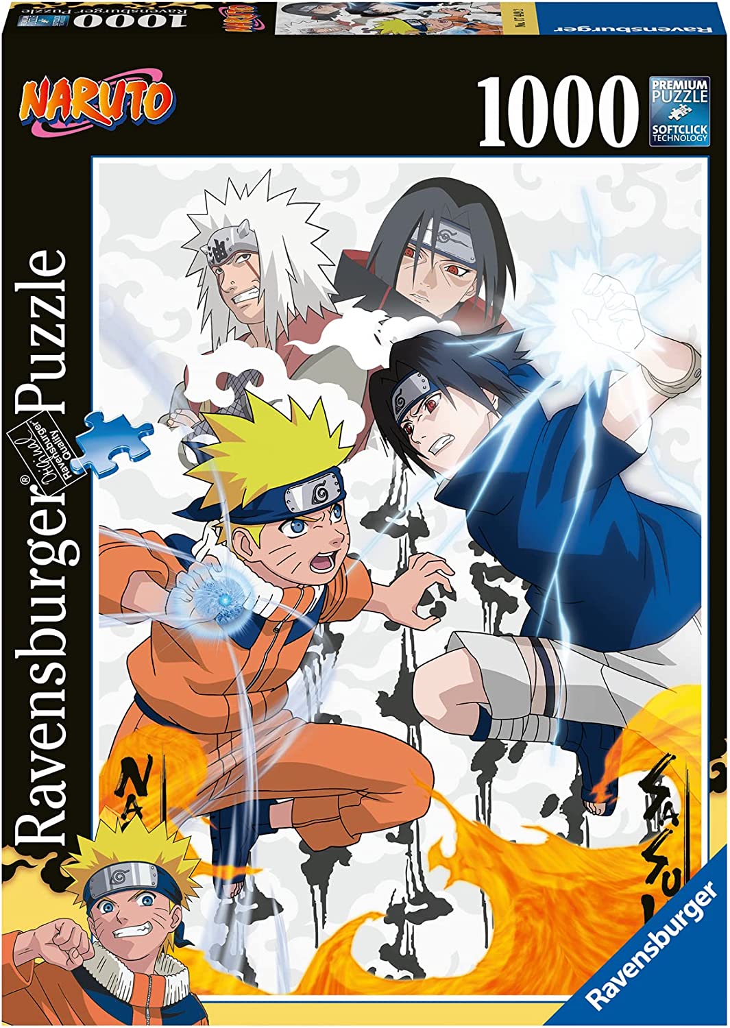 Ravensburger Naruto vs. Sasuke 1000 Piece Puzzle image 0