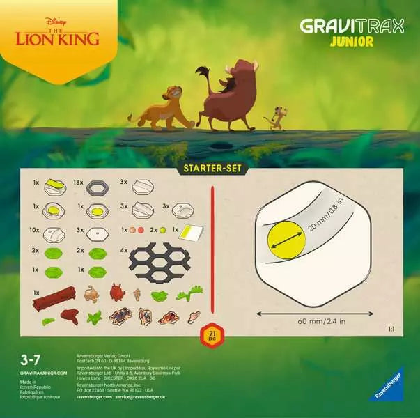 Ravensburger Gravitrax Junior Starter-Set Lion King image 1