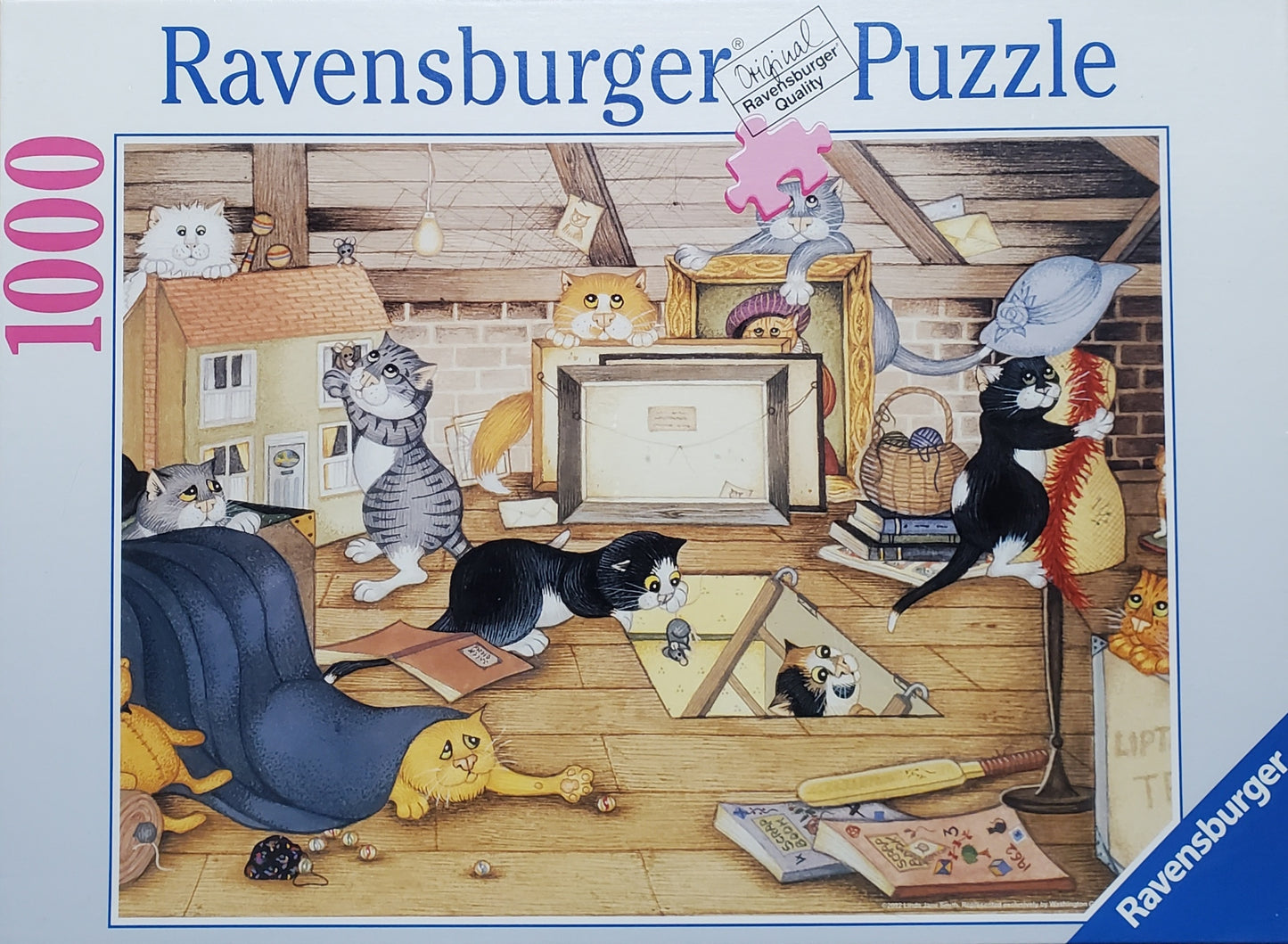 Ravensburger Linda Jane Smith Cats In the Attic 1000 Piece Puzzle image 0