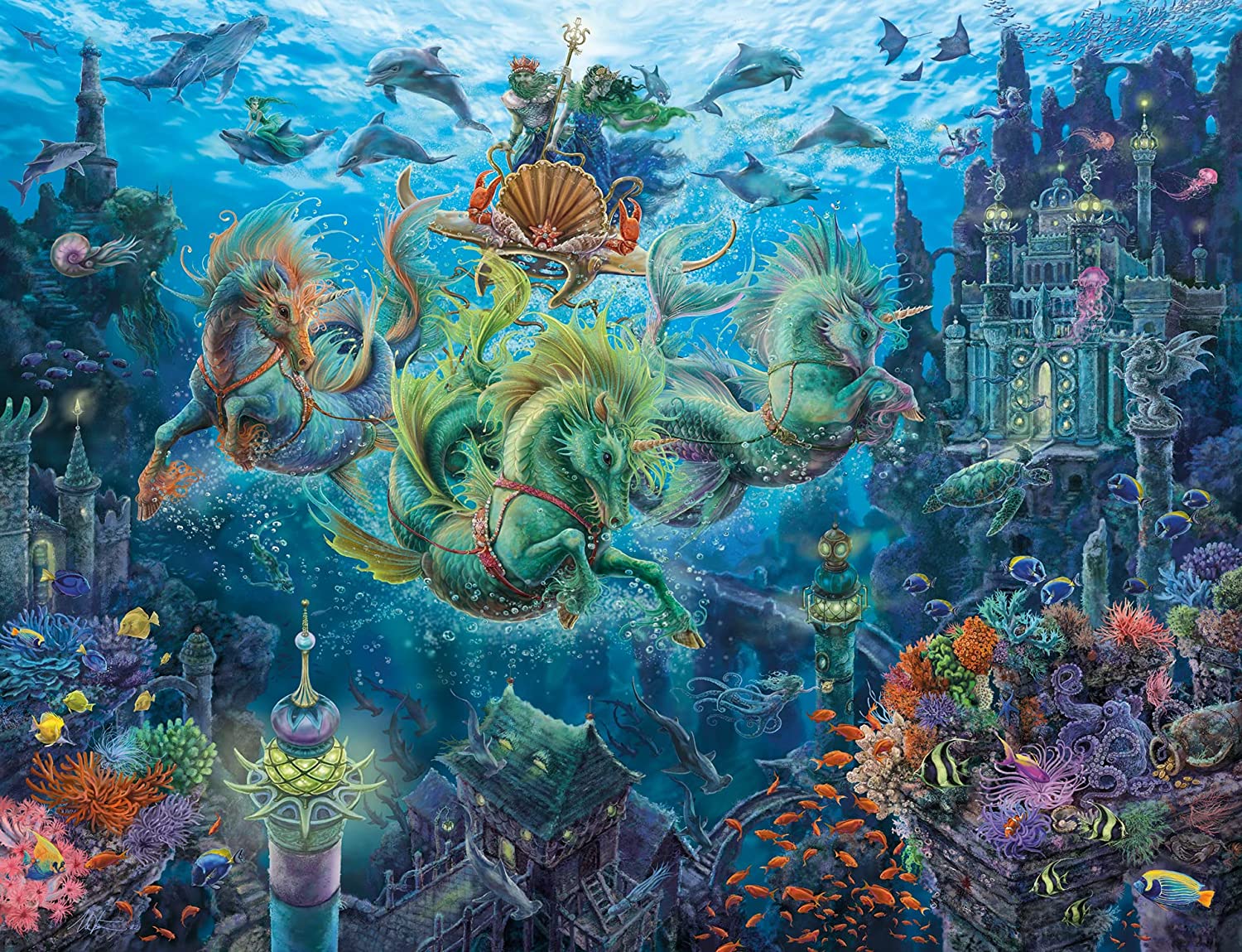 Ravensburger Underwater Magic 2000 Piece Puzzle image 1