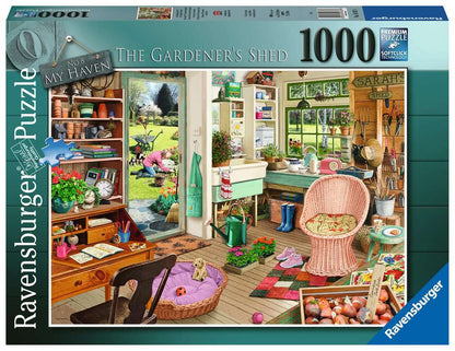 Ravensburger My Haven No. 8 The Gardener's Shed 1000 Piece Puzzle image 0