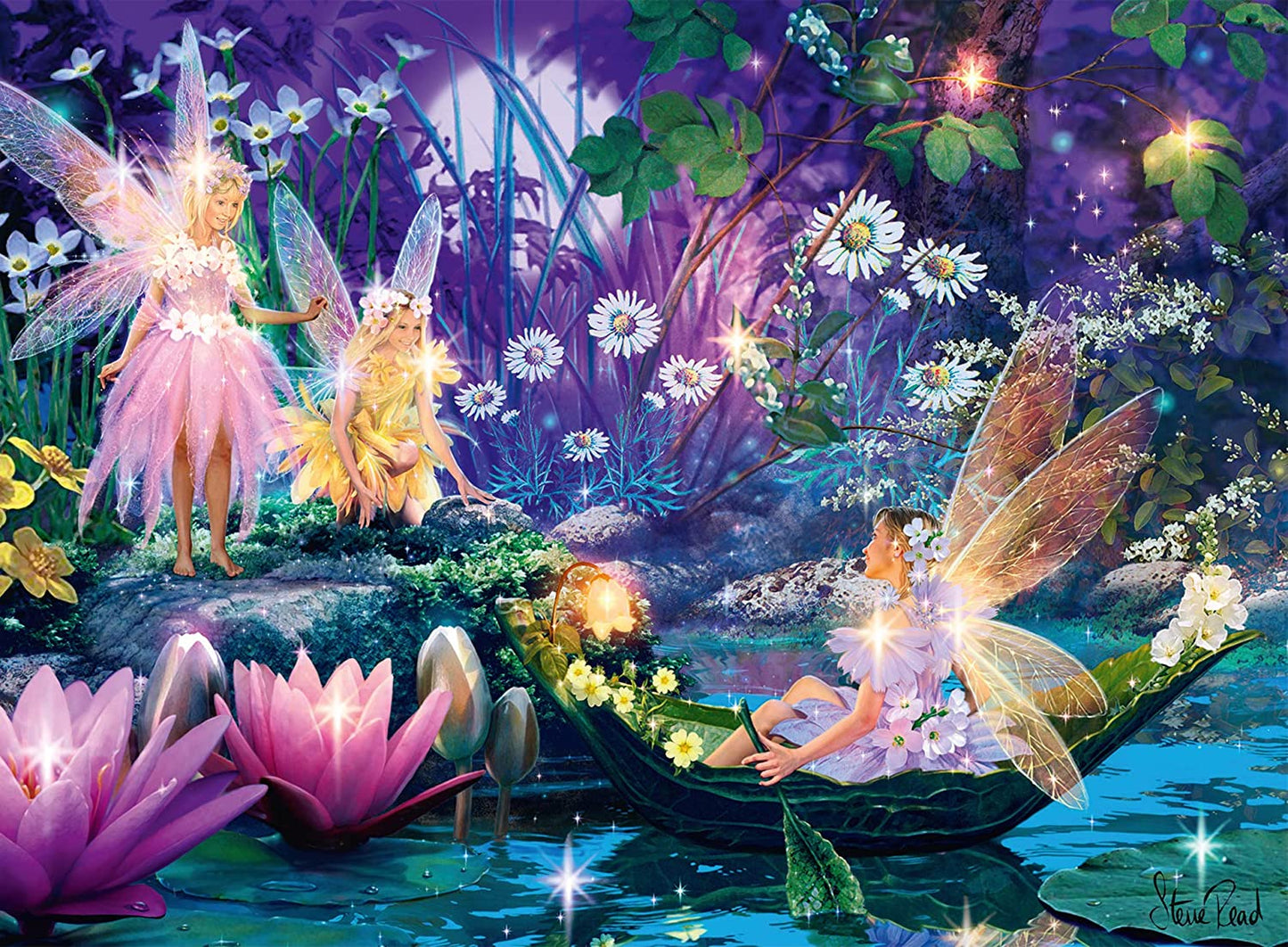 Ravensburger Brilliant In the Fairy Forest 500 Piece Puzzle image 1