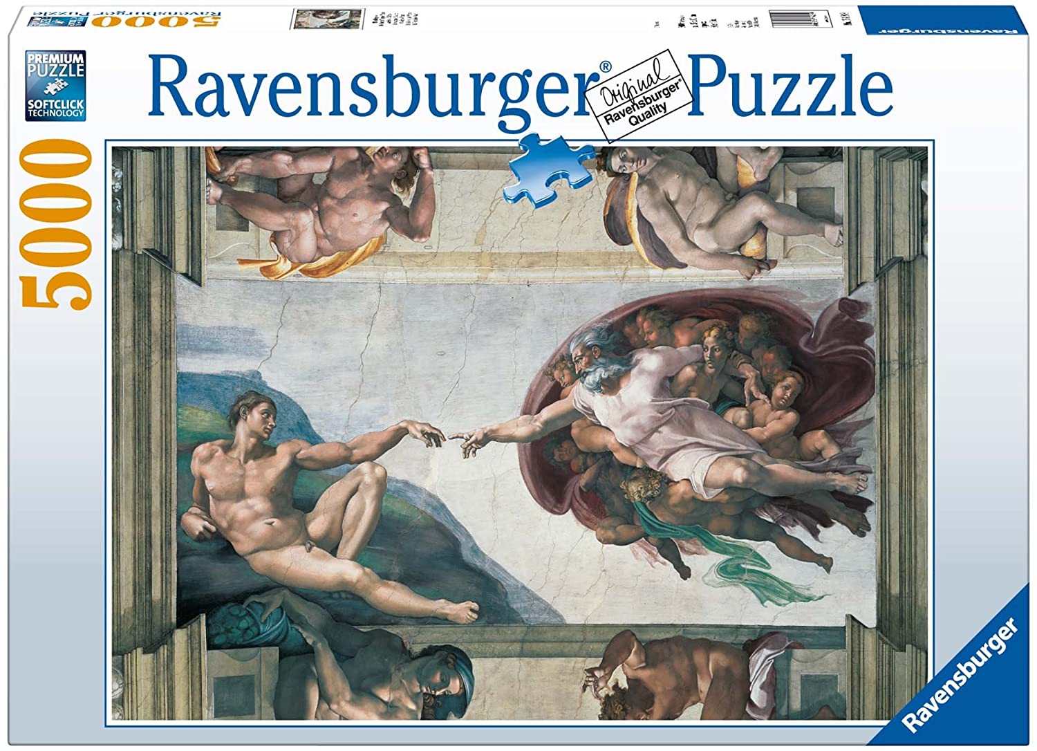 Ravensburger Michelangelo: Creation of Adam 5000 Piece Puzzle image 0