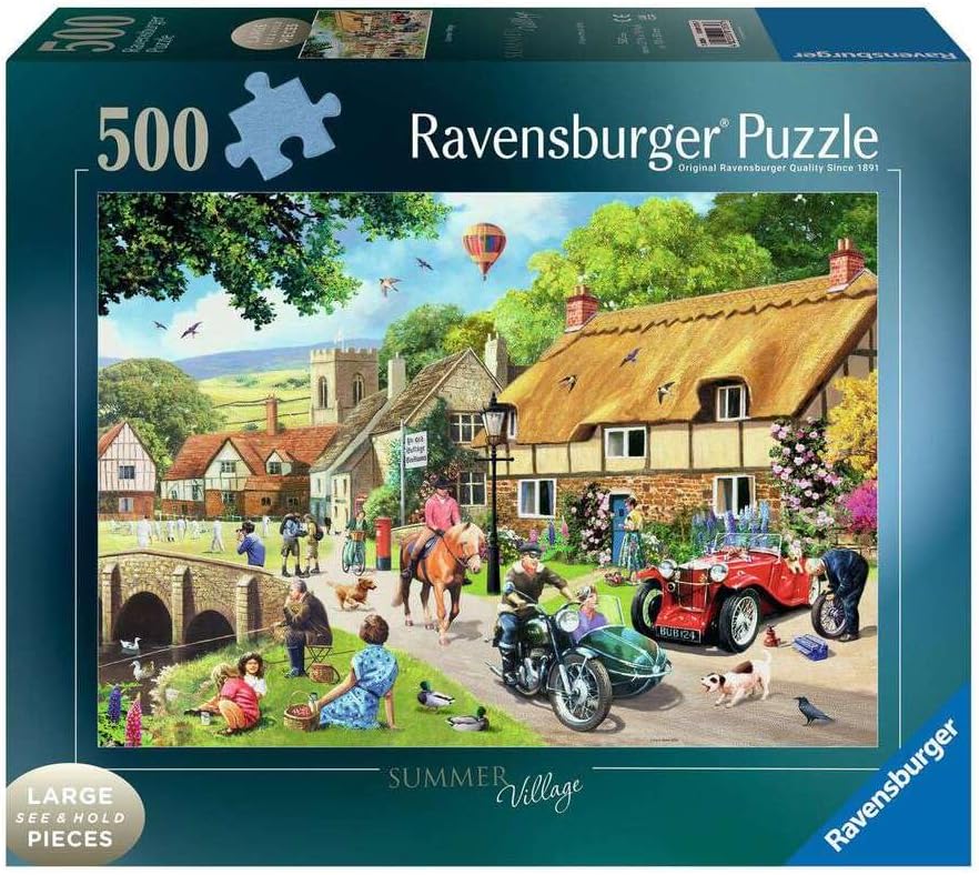 Ravensburger Summer Village 500 Large Piece Format Puzzle image 0