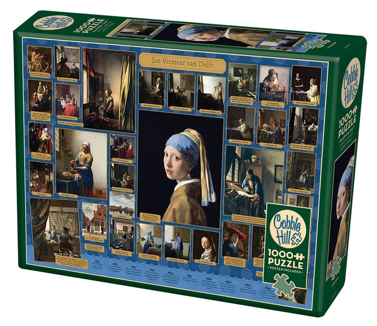 Cobble Hill Vermeer 1000 Piece Puzzle image 0