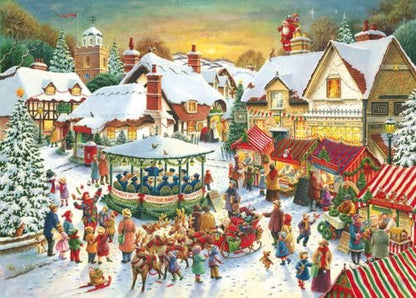Ravensburger Limited Edition The Christmas Market 1000 Piece Puzzle image 1