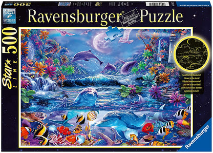 Ravensburger Magical Moonlight Glow in the Dark 500 Piece Puzzle image 0