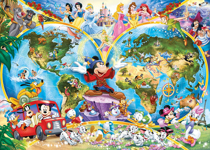 Ravensburger Disney's World Map 1000 Piece Puzzle image 1