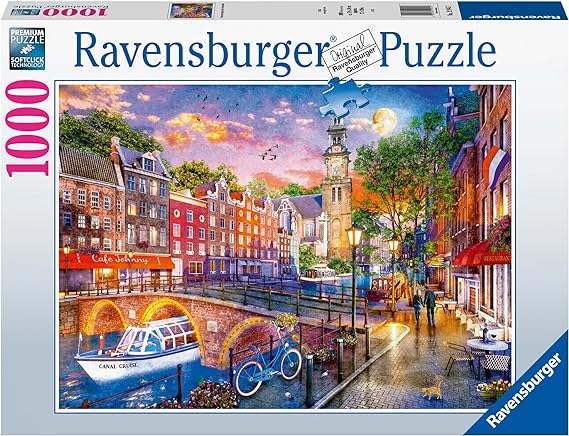 Ravensburger Sunset Over Amsterdam 1000 Piece Puzzle image 0