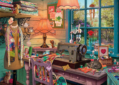 Ravensburger The Sewing Shed 1000 Piece Puzzle image 1