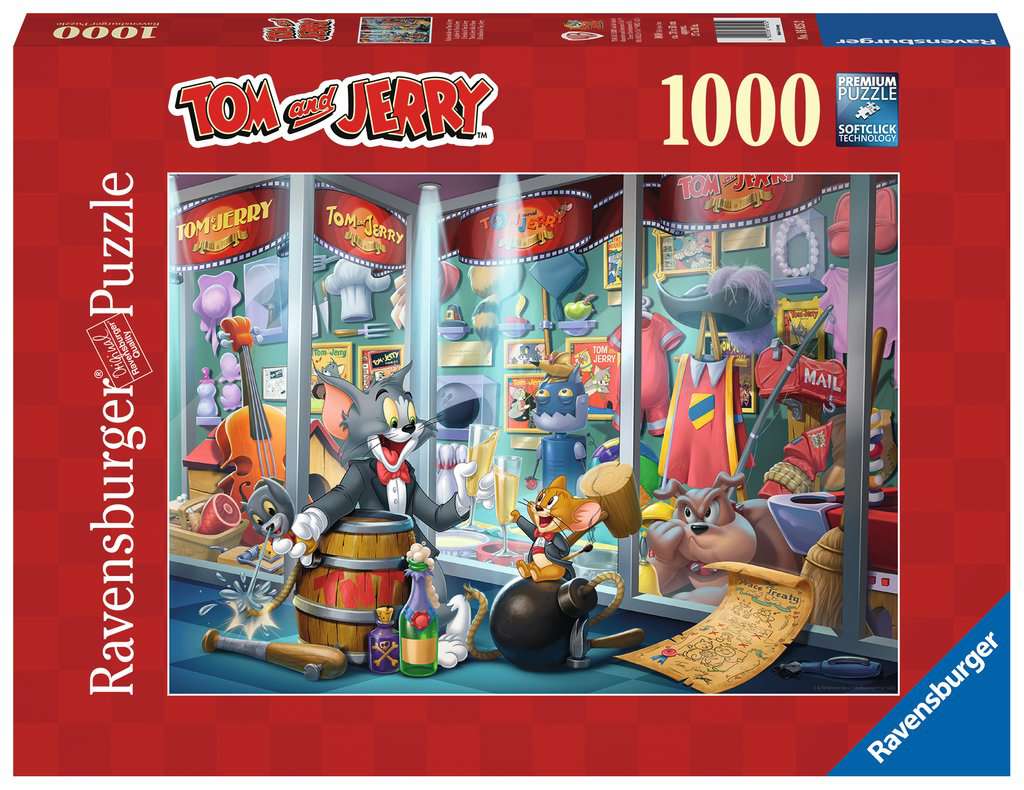Ravensburger Tom & Jerry Hall of Fame 1000 Piece Puzzle image 0