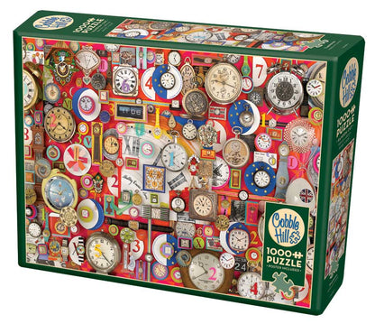 Cobble Hill Timepieces 1000 Piece Puzzle image 0