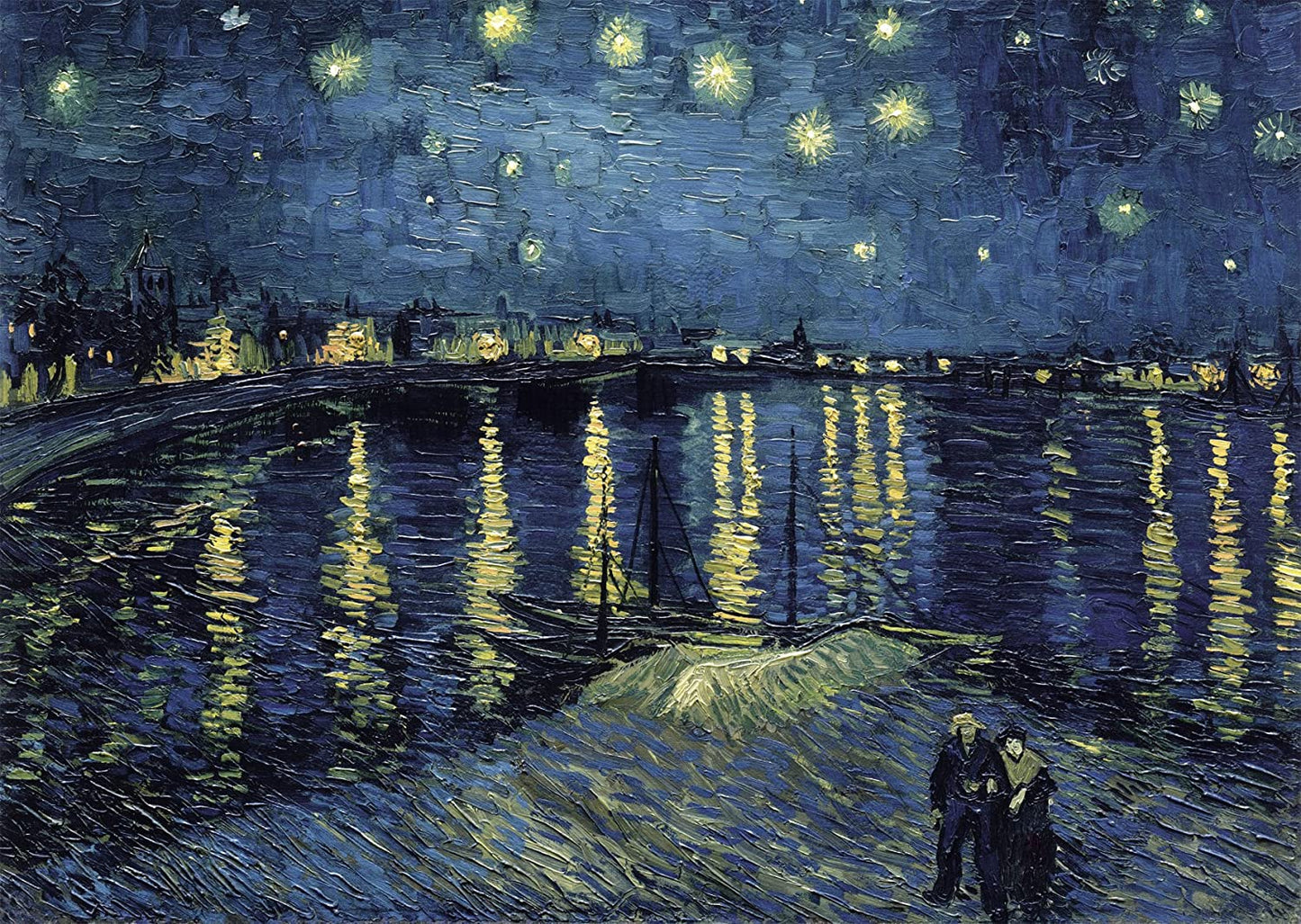 Ravensburger Art Collection Van Gogh Starry Night 1000 Piece Puzzle image 1