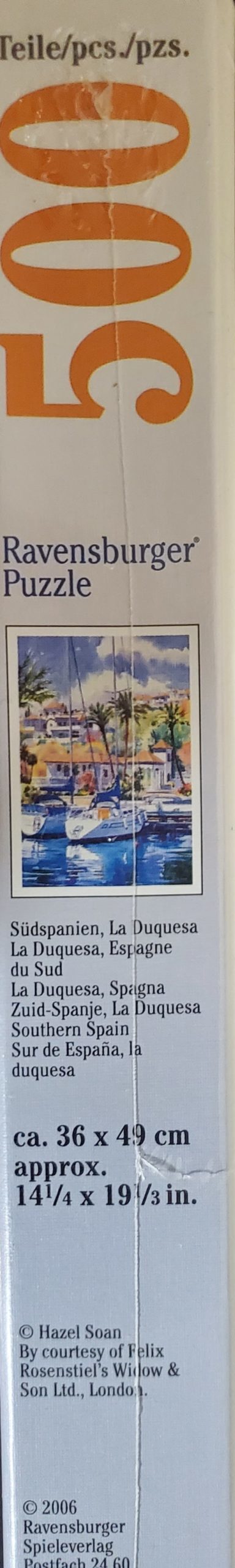 Ravensburger Southern Spain La Duquesa 500 Piece Puzzle image 5