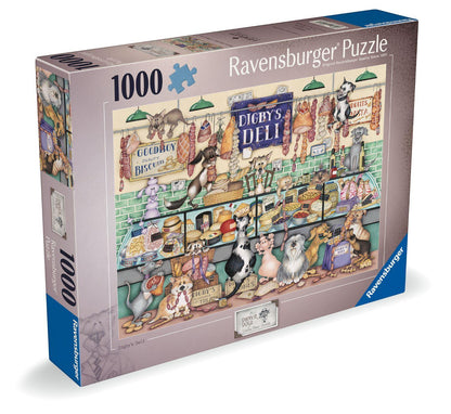 Ravensburger Linda Jane Smith Dapper Dogs No.1 Digby's Deli 1000 Piece Puzzle image 0