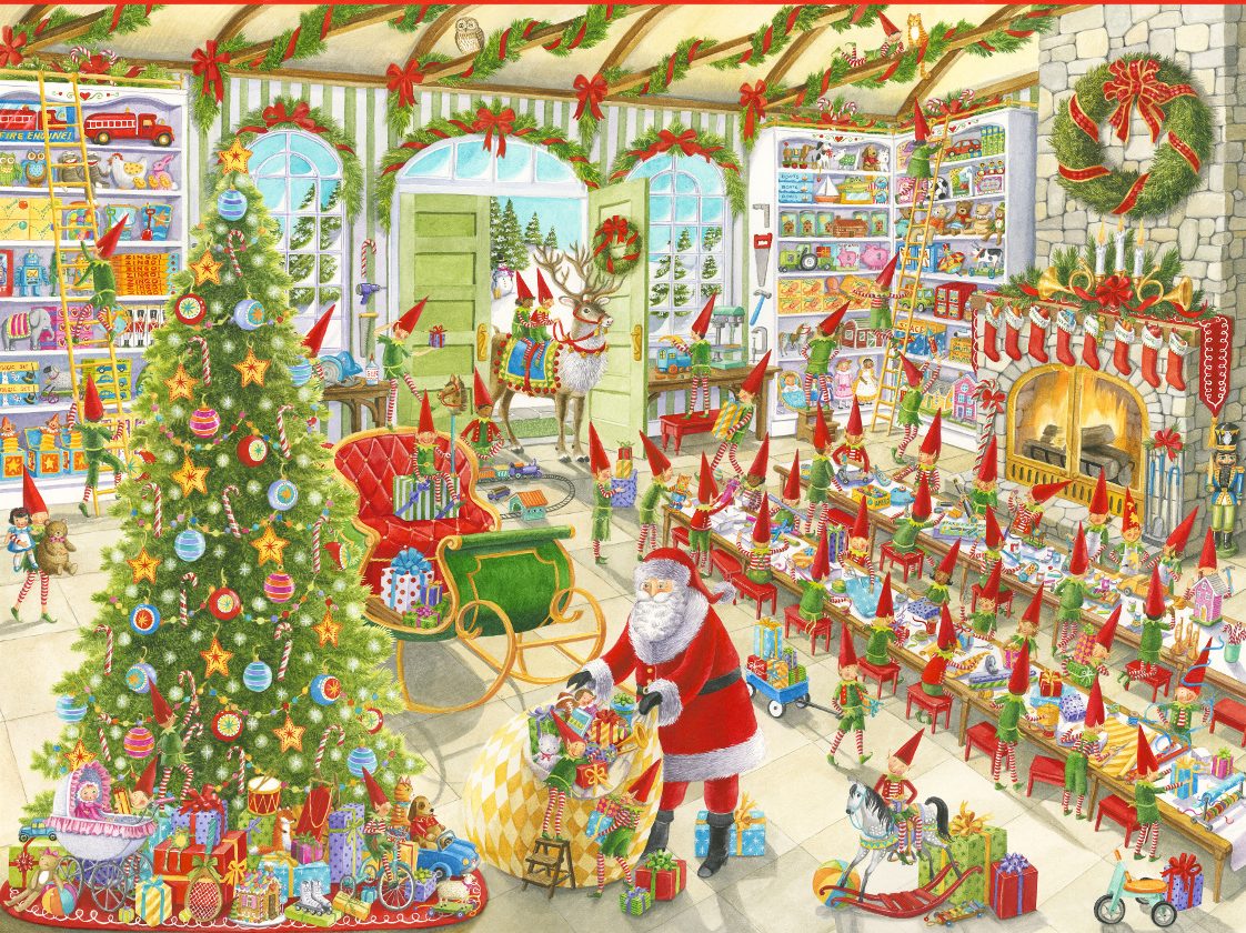Ravensburger Santa's Ready 500 Piece Puzzle image 1