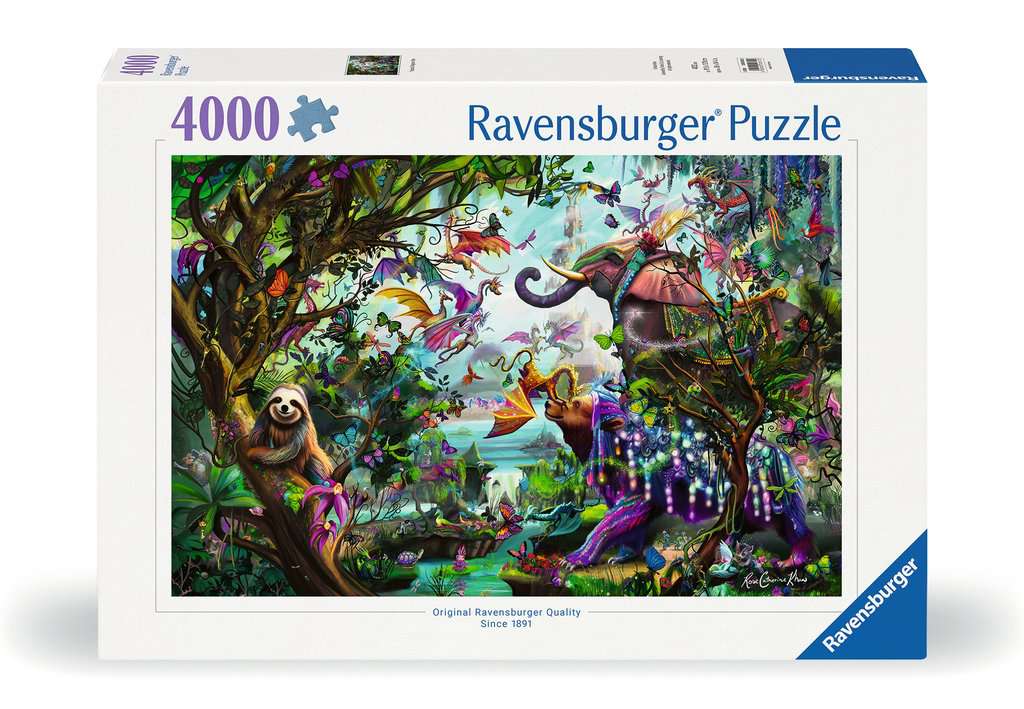 Ravensburger Tropical Dragons 4000 Piece Puzzle image 0