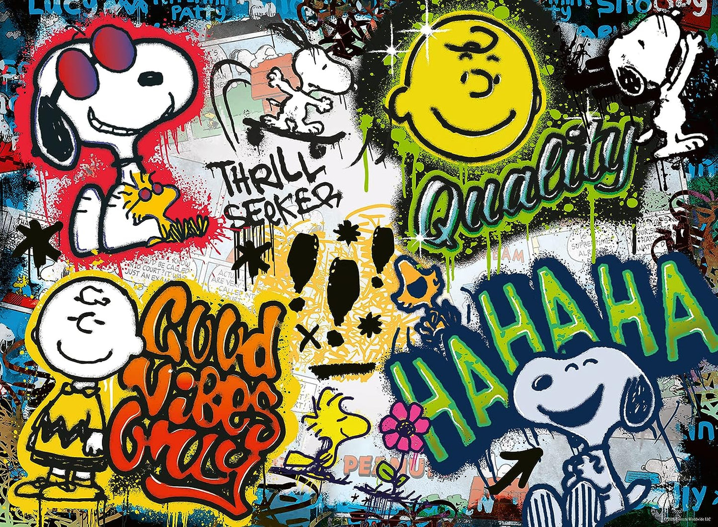 Ravensburger Peanuts Graffiti 500 Piece Puzzle image 1