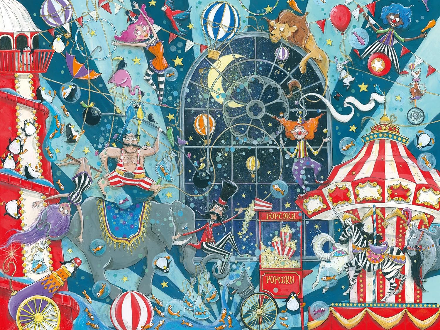 Ravensburger Welcome To The Circus 1500 Piece Puzzle image 1