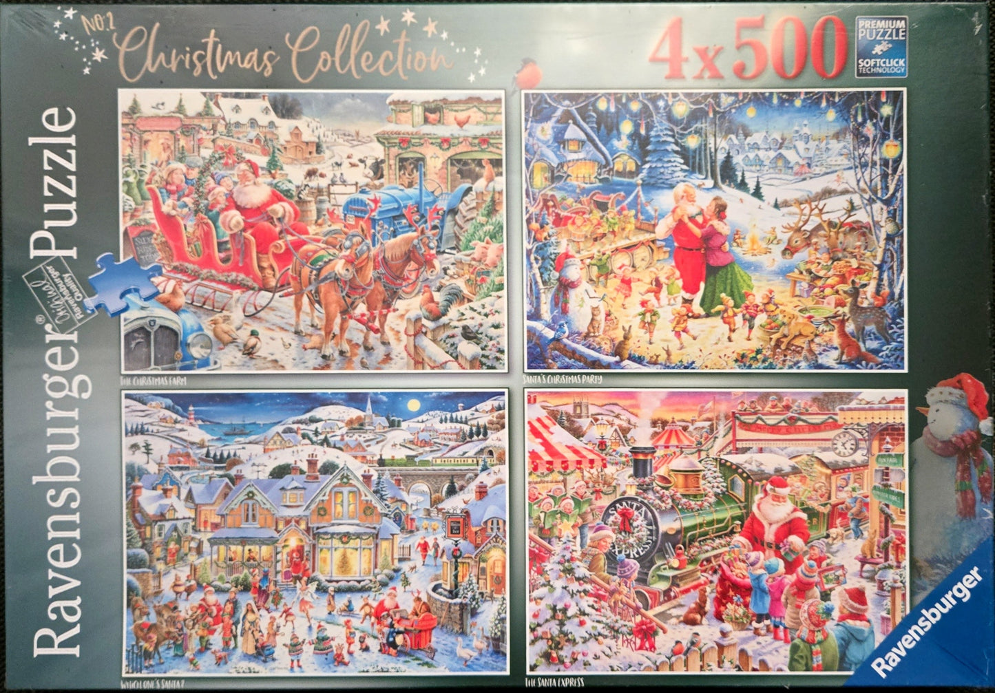 Ravensburger Roy Trower's Christmas Collection No. 2 - 4 x 500 Piece Puzzle image 5