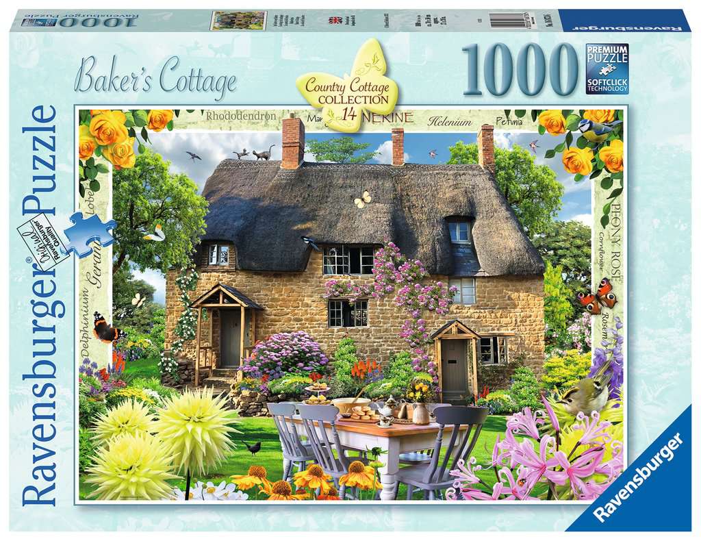 Ravensburger Country Cottage Collection 14 : Baker's Cottage 1000 Piece Puzzle image 0