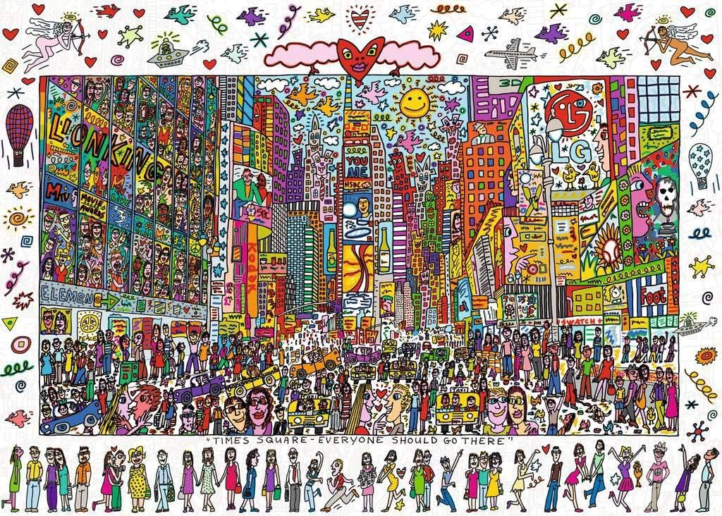 Ravensburger James Rizzi Times Square 1000 Piece Puzzle image 1